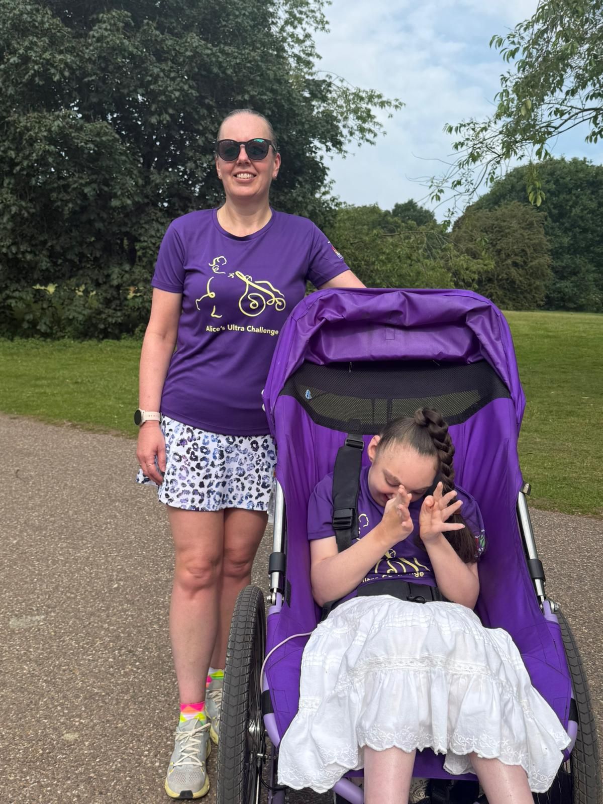 Alice and Jo at an ultra race