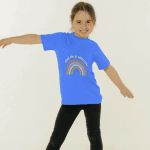 Blue girls rainbow
