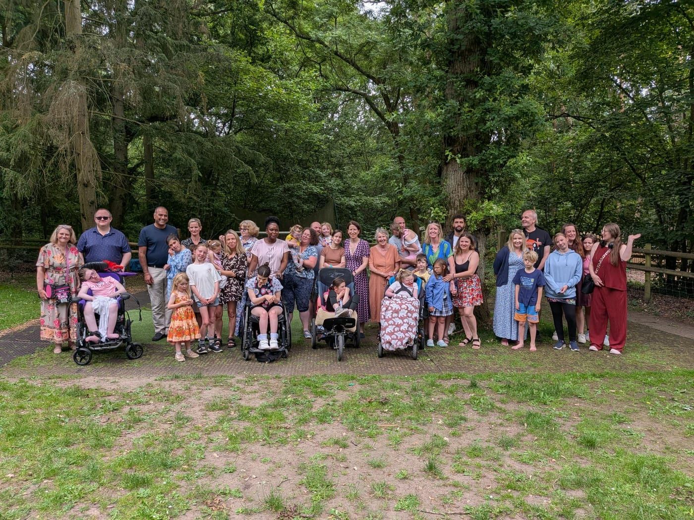 Twelve families gather for the annual CASK family meet-up at Camp Mohawk