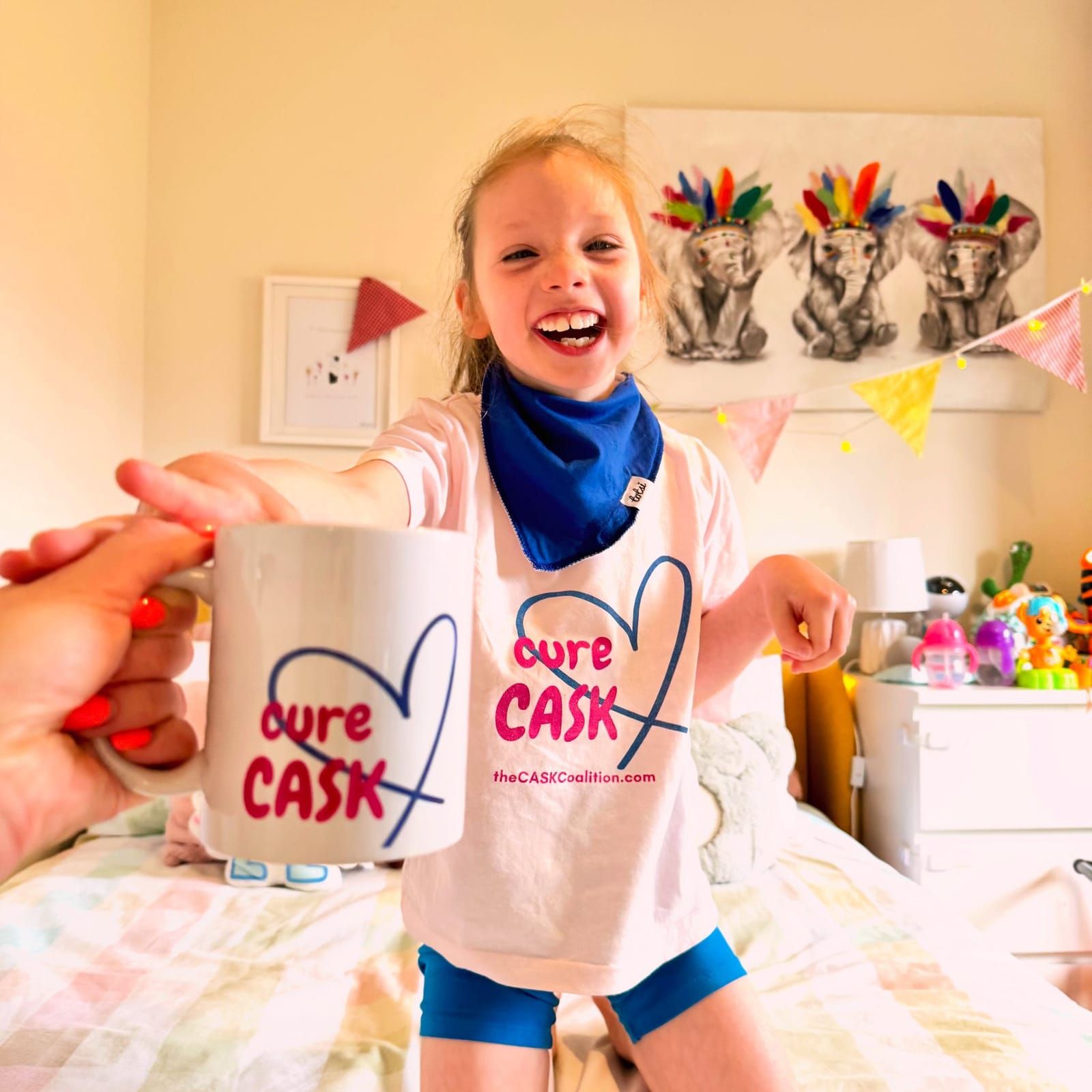 Ailla — a child living with a CASK gene mutation