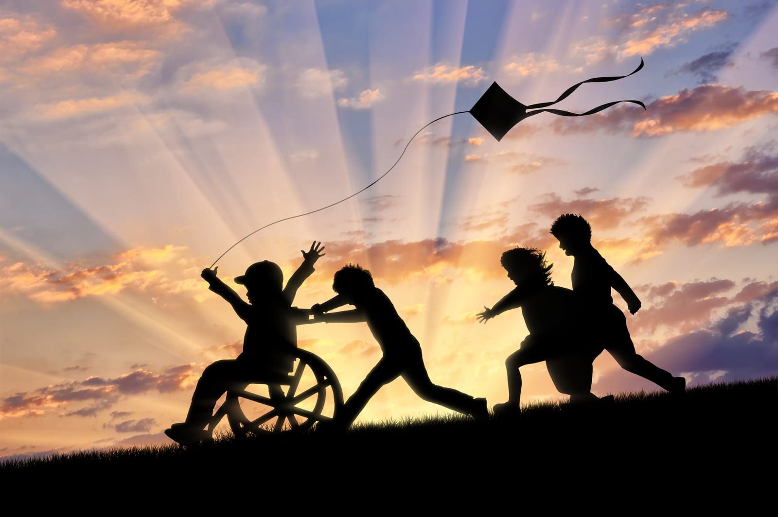 A child with their friends — CASK affects each person differently