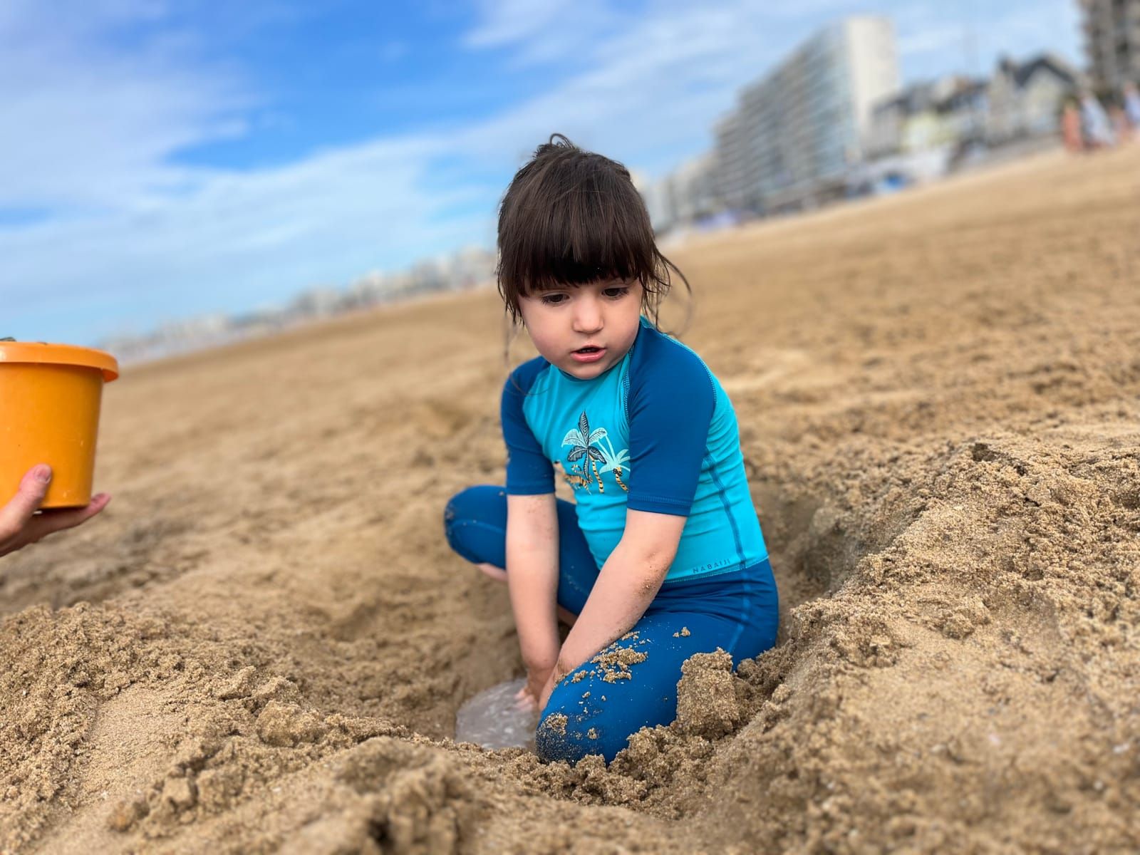 Children at the beach — the spectrum of conditions