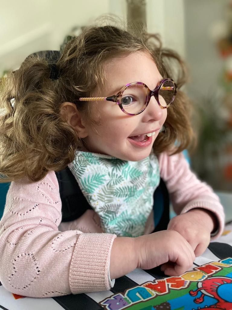 Enora, laughing — living with a CASK gene mutation