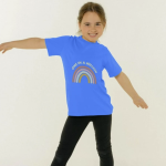 Blue girls rainbow